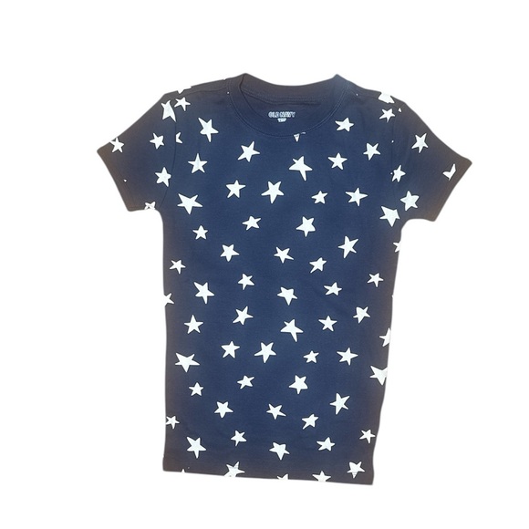 Old Navy white stars USA 4th of July gender neutral unisex large size 10 patriot - Picture 2 of 6